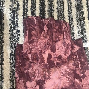 Floral Strapless Dress